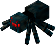 Minecraft Png Blue Spider 2