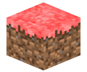 minecraft red grass block