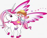 princess unicorn clipart
