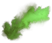 smoke green background