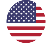 the united states flag round png