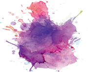 Paper Watercolor painting Ink Purple ink watercolor purple and pink splash
