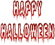 happy halloween text png 3