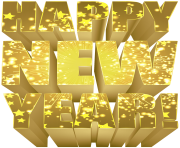Happy_New_Year_Gold_PNG_Clip_Art_Image 141741408