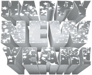 Silver_Happy_New_Year_PNG_Clip_Art_Image