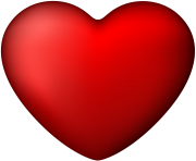 Heart Red Transparent Clip Art Image