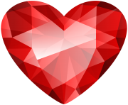 Diamond Heart Transparent Clip Art Image