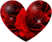 Rose Heart PNG Clip Art Image