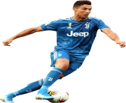 Cristiano Ronaldo Juventus Blue Jersey
