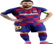 FC Barcelona number 10 Forward Messi Png