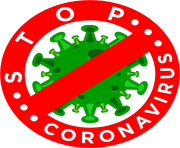 stop covid 19 logo Png 8