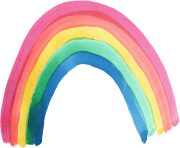 Paint Rainbow PNG Image Transparent