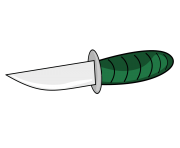 Among Us PNG knife