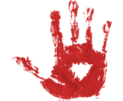 hand blood png image 2