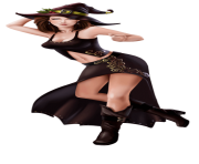 sexy witch halloween png 3