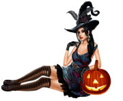 sexy witch halloween png 14